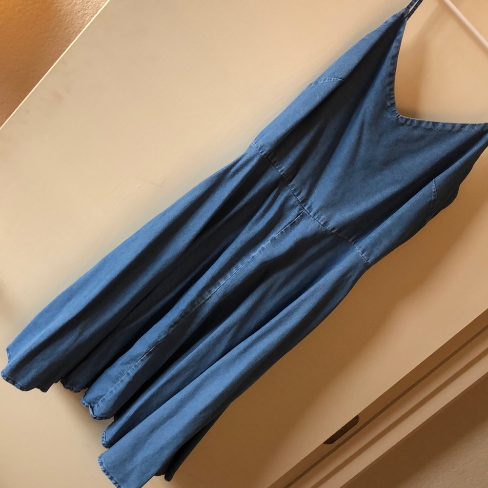 Gap denim  flare dress